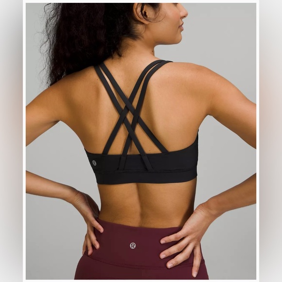 lululemon Energy Bra, black, size 6
Medium Support - Picture 4 of 8